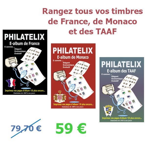 Logiciel Philatelix E-Album des TAAF