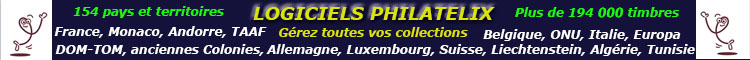 Logiciel Philatélix Gestion de collections de timbres