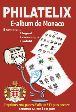Logiciel Philatelix E-Album de Monaco