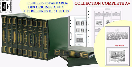 Album pré-imprimé de France AV standard