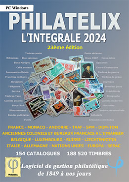 Logiciel Philatélix Gestion de collections de timbres